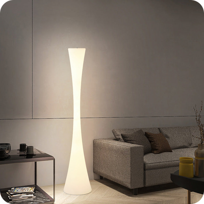 Tall Cylinder Floor Lamp with Hue Dimmer