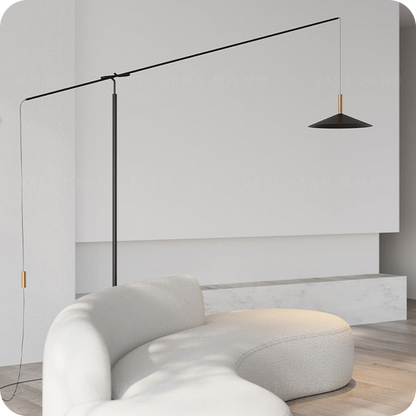 Cantilever Reading Floor Lamp over the Couch