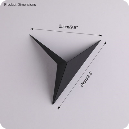 Aplique de pared con acento escultural