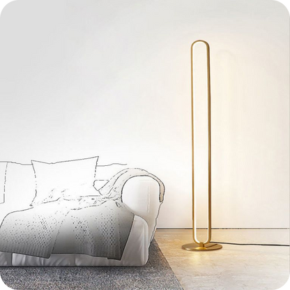 Oval Skinny Floor Lamp