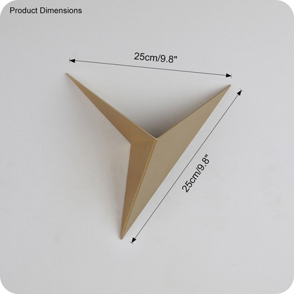 Aplique de pared con acento escultural