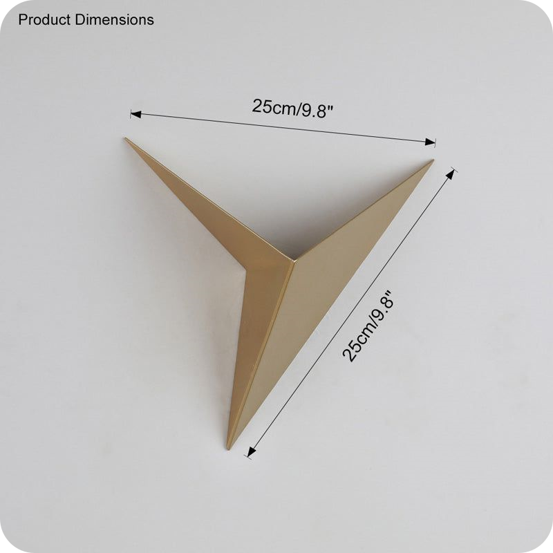 Aplique de pared con acento escultural