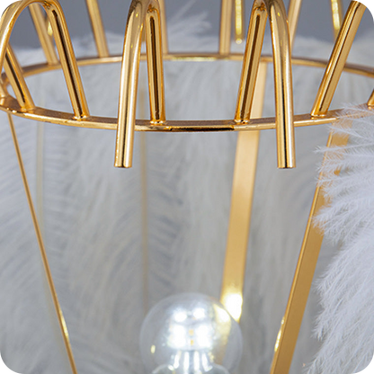 Tripod Feather Floor Lamp