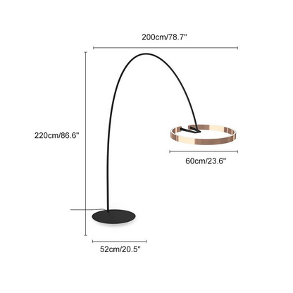 Circular Arc Floor Lamp