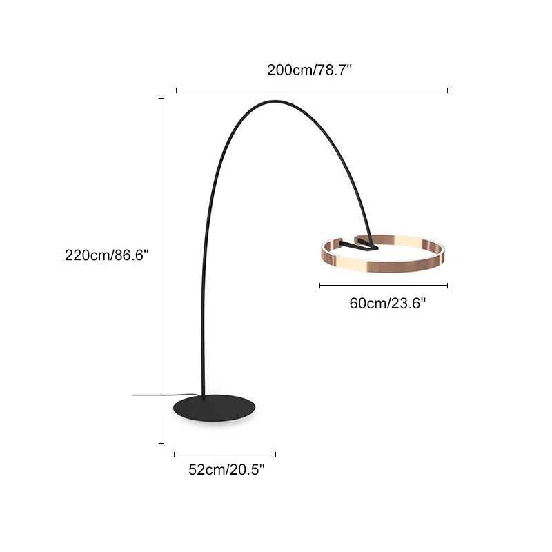 Circular Arc Floor Lamp