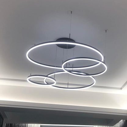 Wireless 3 LED Ring Chandelier