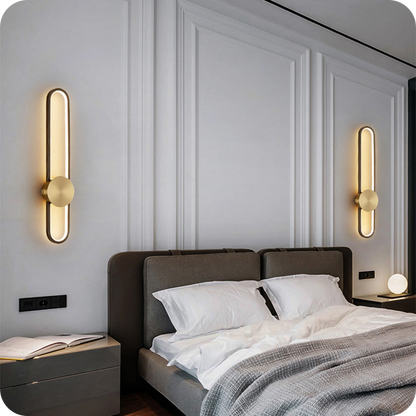 Long Oval LED Wall Sconce