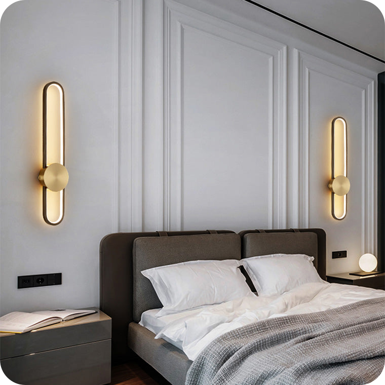 Long Oval LED Wall Sconce