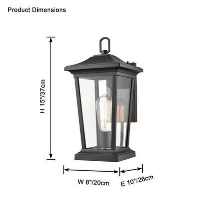 Transitional Outdoor Wall Lantern