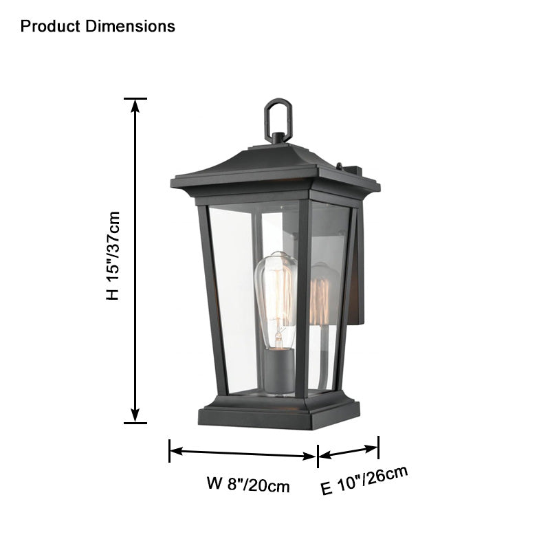 Transitional Outdoor Wall Lantern