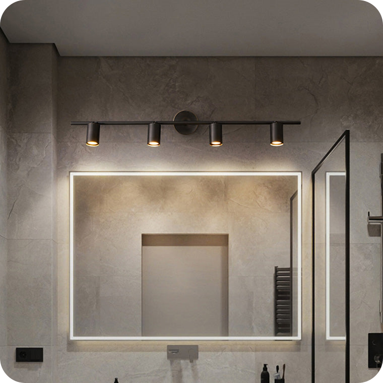 3or4-Light Vanity Bathroom Sconce for Mirror