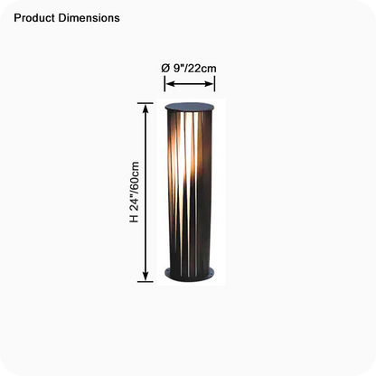 Decorative Solar Bollard Light