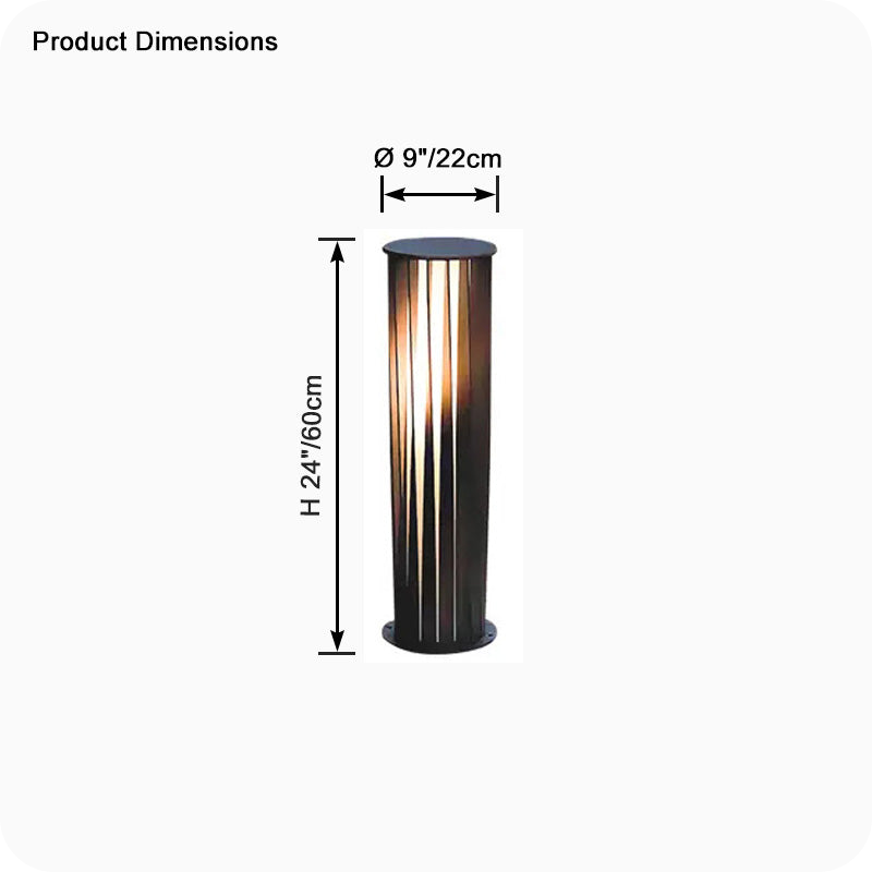 Decorative Solar Bollard Light