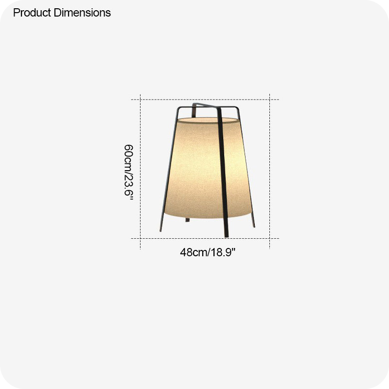 Designer Short Lantern Floor Lamp