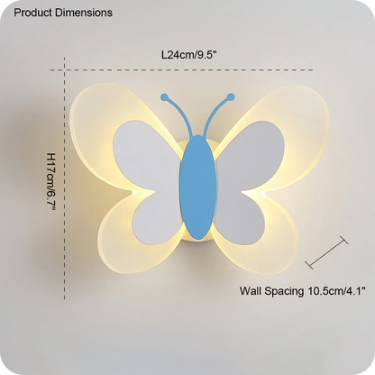 Applique murale papillon pour enfants