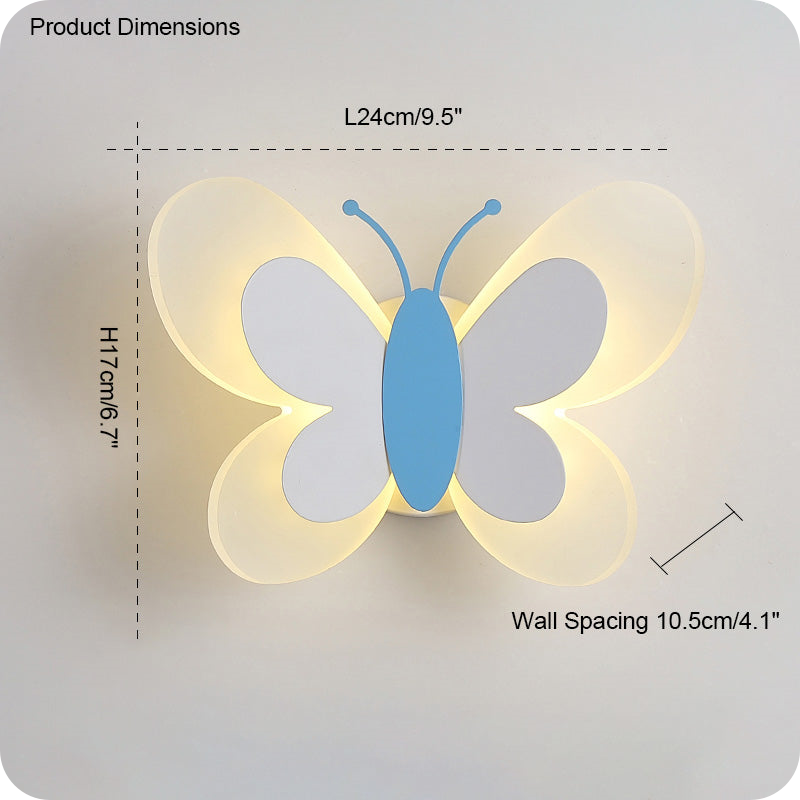 Applique murale papillon pour enfants