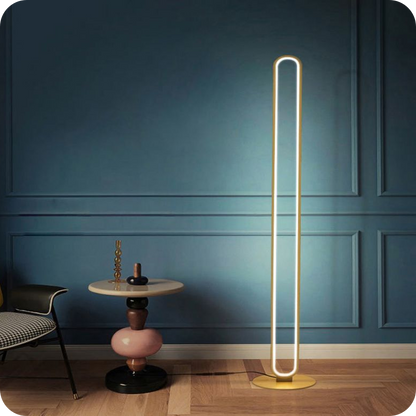 Oval Skinny Floor Lamp