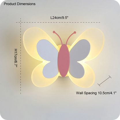 Applique murale papillon pour enfants