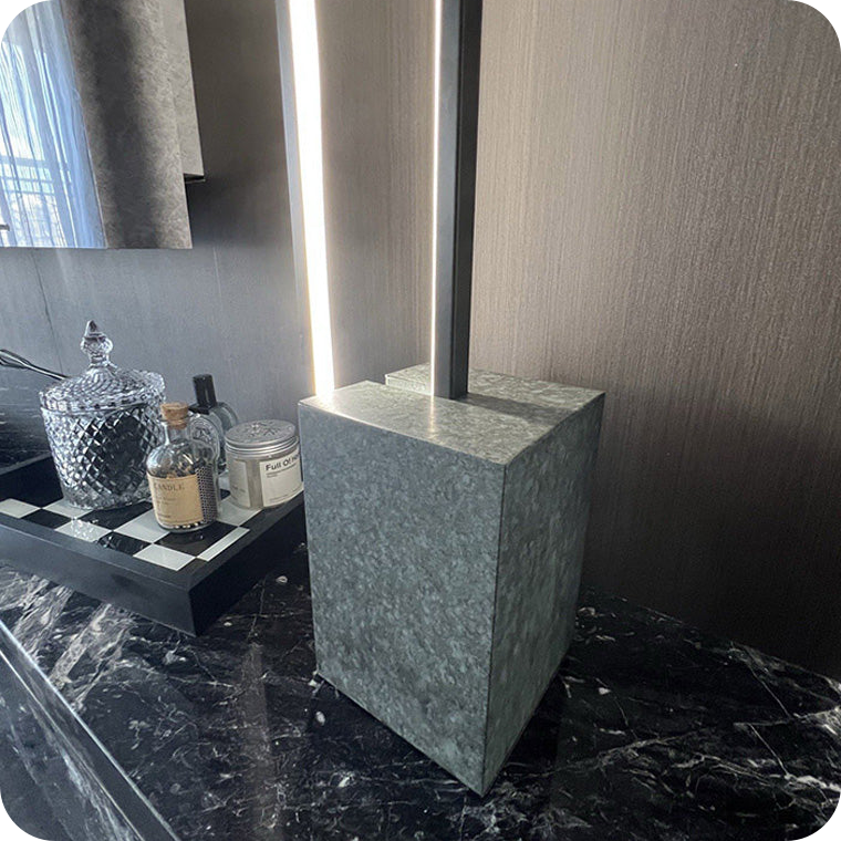 Rectangular LED Marble Floor Lamp