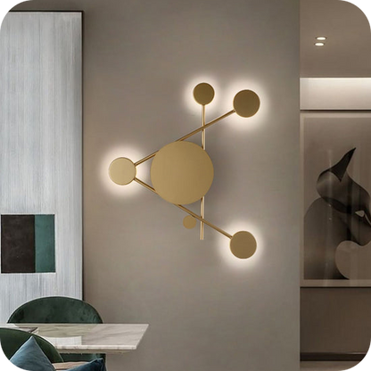 Sculptural Accent Wall sconce