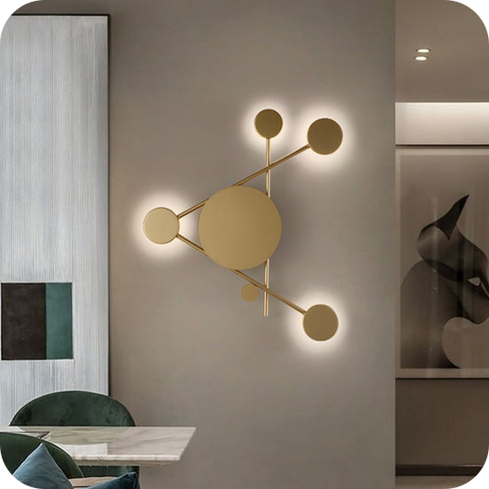 Sculptural Accent Wall sconce