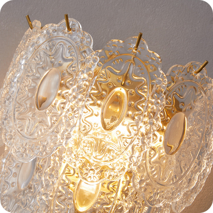 Leaf Glass Wall Sconce