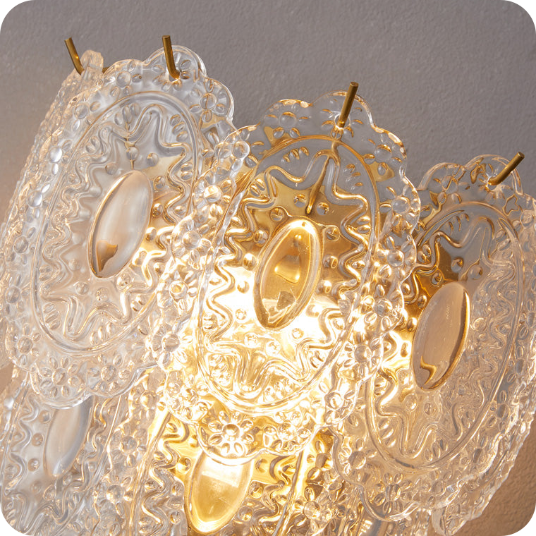 Leaf Glass Wall Sconce