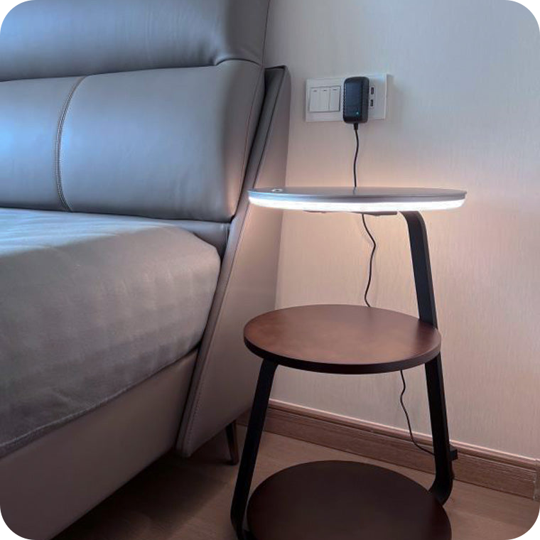 End Table Floor Lamp