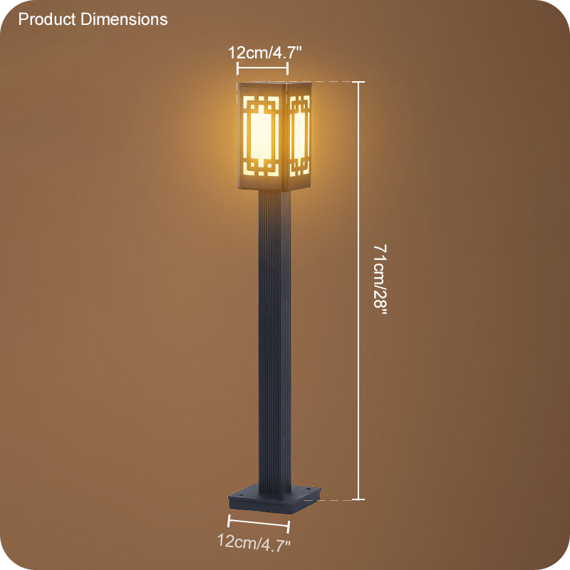 Modern Landscape Path Light IP65 Waterproof Pathway Light Aluminum Housing Bollard Lights