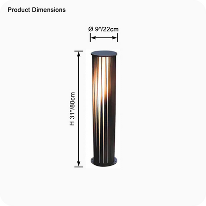 Decorative Solar Bollard Light