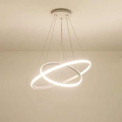 Tiered Led Ring Chandelier