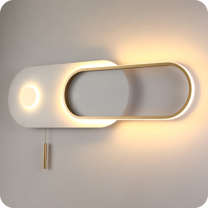 Pull Chain Oval Wall Sconce