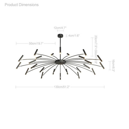 Adjustable Candelabra Chandelier