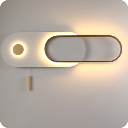 Pull Chain Oval Wall Sconce