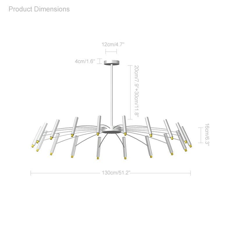 Adjustable Candelabra Chandelier