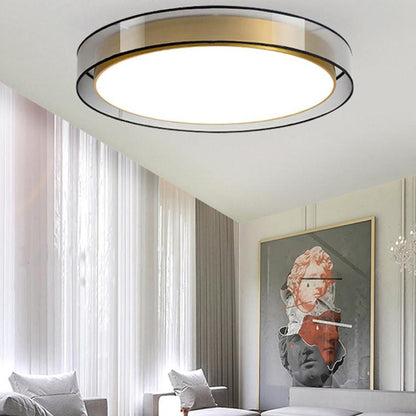 Fabric Round Ceiling Light