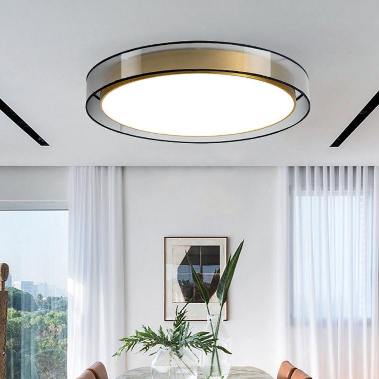 Fabric Round Ceiling Light