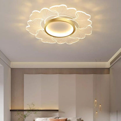 Ginkgo Leaf Ceiling Light