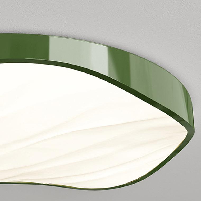 Scandi Colorful Wavy Round Ceiling Light