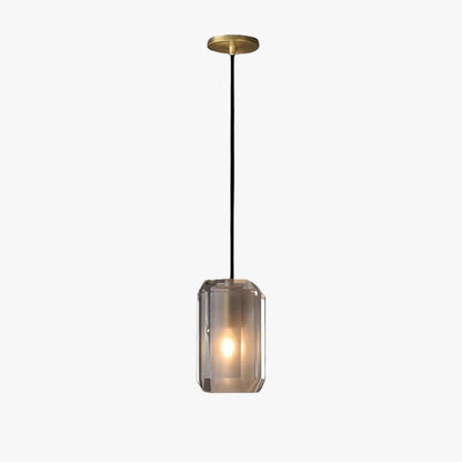 Rectangle Crystal Pendant Light