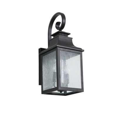 Large Outdoor Wall Lamps With Glass Supports multiple types of light bulbs