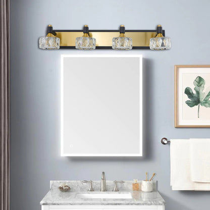 Modern Crystal Bathroom Vanity Light Over Mirror Bath Wall Lighting Fixtures