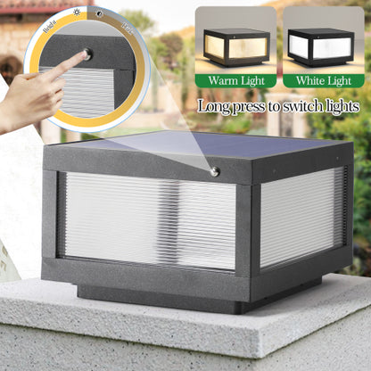 Solar Wall Lamp With Dimmable LED(2 pack)