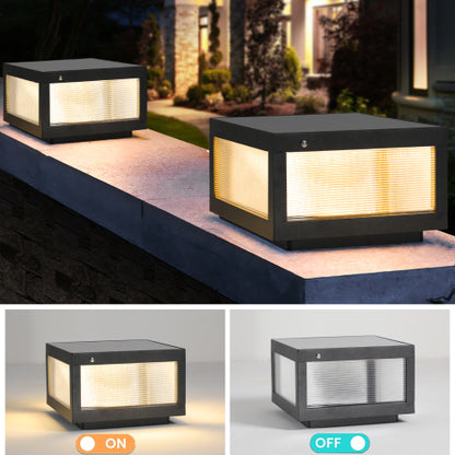 Solar Wall Lamp With Dimmable LED(2 pack)