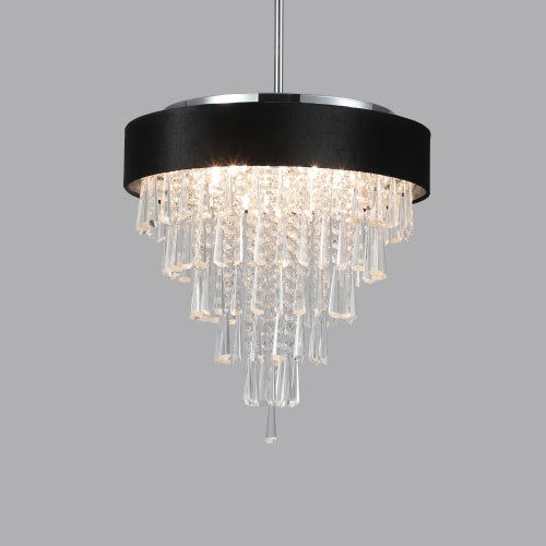 Modern Crystal Chandelier for Living-Room Round Cristal Lamp Luxury Home Decor Light Fixture