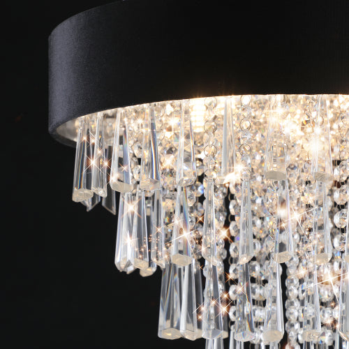 Modern Crystal Chandelier for Living-Room Round Cristal Lamp Luxury Home Decor Light Fixture