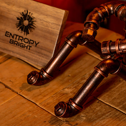 Galaxy Steampunk Handmade Vintage Adjustable Pipe Lamp