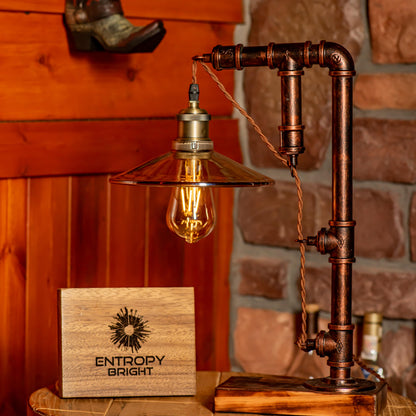 Dream Steampunk Handmade Vintage Adjustable Pipe Lamp