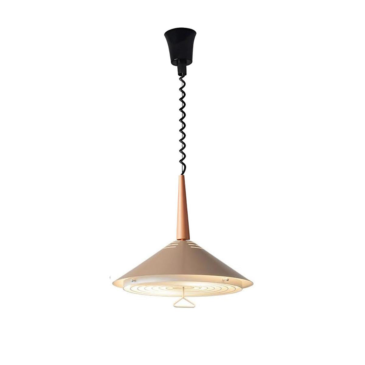 Rise and Fall Cone Pendant Light