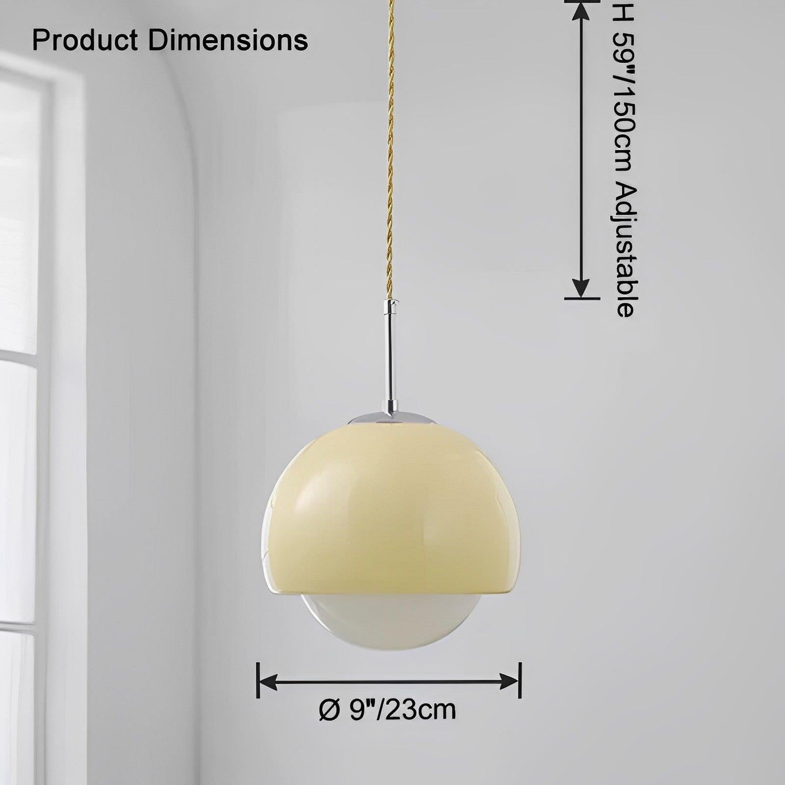 Globe Glass Pendant Light